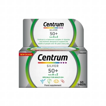 CENTRUM Silver 50 plus vitamini i minerali 60 tableta 