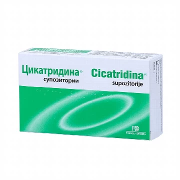 CICATRIDINA SUPOZITORIJE u borbi protiv hemoroida 10 supozitorija DR.Werner