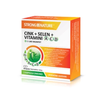 Cink+Selen+Vitamini A C D 30 kapsula Strong Nature 