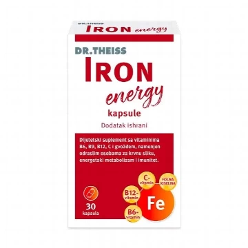 Dr Theiss Iron energy kapsule sa gvožđem 30 kapsula