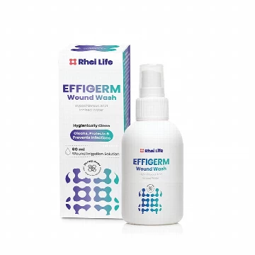 Effigerm  Wound Wash Liquid je rastvor za ispiranje, čišćenje i vlaženje rana 60ml 