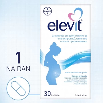 ELEVIT 30 kapsula Bayer