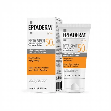  EPTA SPOT SPF 50+ krema za zaštitu od sunca 50ml Eptaderm