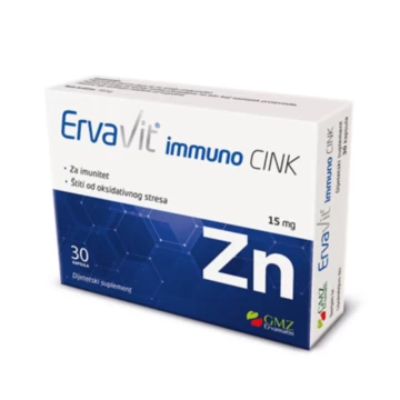 ErvaVit immuno Cink 15 mg 30 kapsula Ervamatin