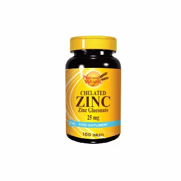 Natural Wealth Helirani cink 25 mg 100 tableta 