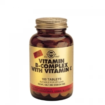 Kompleks vitamina B plus vitamin C 100 tableta Solgar
