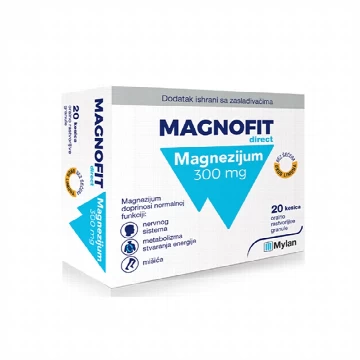 MAGNOFIT 20 kesica bez šećera 