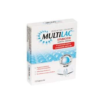 MULTILAC synbiotik (probiotik plus prebiotik) 10 kapsula