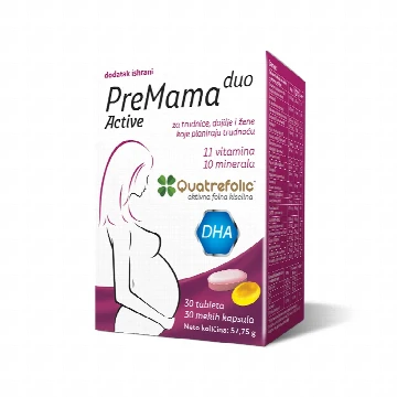 Premama duo active 30 kapsula + 30 tableta Alkaloid