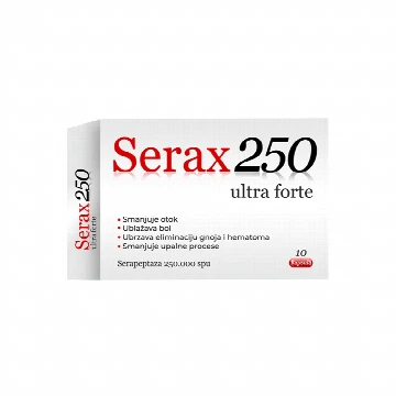 SERAX ultra forte 250 000 IJ 10 kapsula Plus Naturallab