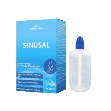 SINUSAL set za ispiranje nosa 30 kesica Pharma tech