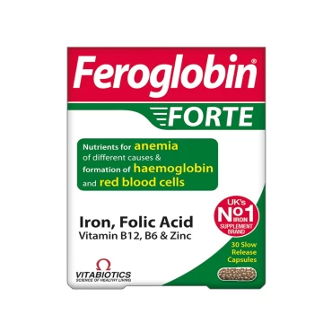 Vitabiotics FEROGLOBIN Forte 30kapsula INpharm