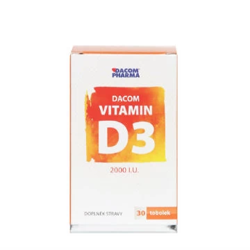Vitamin D3 2000IU + inulin 30 kapusla 
